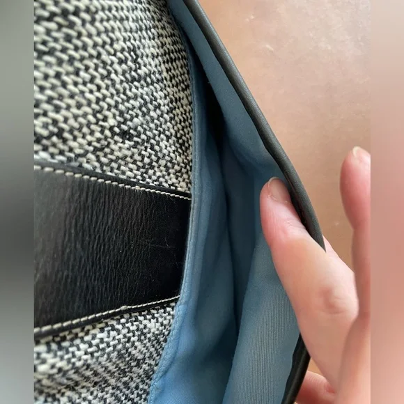 Coach EUC πHost Pick x2π flap shoulder bag- Signature grey, black with silver - Picture 10 of 14